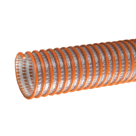 WST600X100 Tigerflex by Kuriyama | WST Series | Heavy Duty Fabric Reinforced Suction & Discharge Hose | 6" ID | PVC | 100ft Length