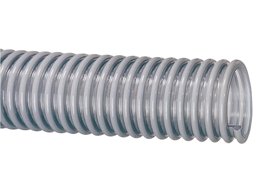 W500X100 Tigerflex® by Kuriyama | W™ Series | Heavy-Duty Extreme Cold Liquid Suction Hose | PVC | 5" ID | 5.75" OD | 100ft Length