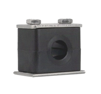 SM4006RIS by ZSi-Foster | Weld Mount Beta Clamp (Metric) | Standard Series with Rubber Insert | For 6mm Assembly | Polypropylene/Steel