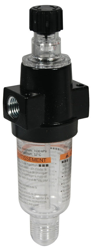 L03-02A Wilkerson by Dixon Valve | L03-Series | Miniature Lubricator | 1/4" Size | 20 SCFM | 1 oz. Transparent Bowl