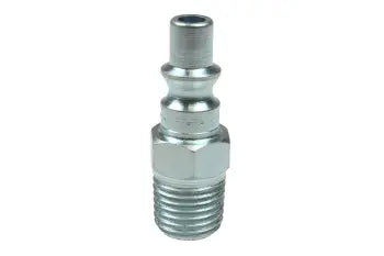 1501-DL by Coilhose | Couplers & Connectors | 1/4" Industrial Connector x 1/4" Male NPT Thread | Display | Straight | Steel | Pack of 5