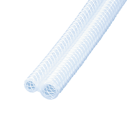 A9350-04080-03S Kuri-Tec by Kuriyama | A9350 Series | Yarn-Reinforced Dual Line Spray Hose | Line 1-1/4" ID | .457" OD, Line 1 | 1/2" ID | .740" OD, Line 2 | Polyethylene | 300ft Length