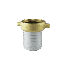 AB200F by Jason Industrial | Female Pin Lug Shank Coupling | 2" | Hose Shank x NPSM Thread | with Brass Swivel | Aluminum