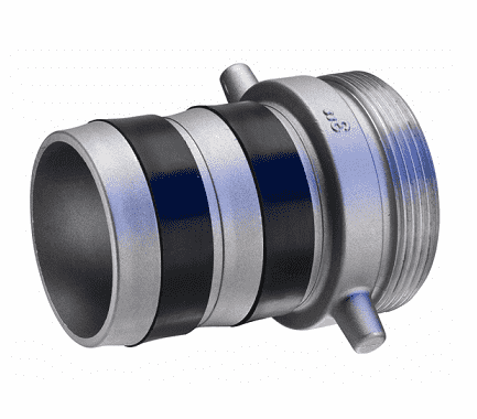 ABM-LF300 by Kuriyama | Pin Lug 3" Hose Shank x 3" Male NPSM Thread | Aluminum