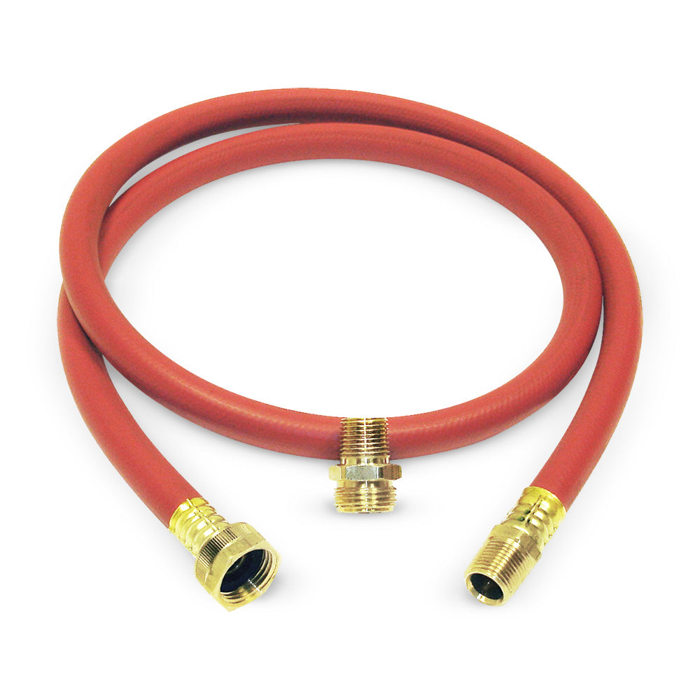 15717 by Coxreels | Garden Hose Inlet Kit for Hose Reels with 1/2" Plumbing | 3/4" Garden Hose x 3/4" NPT | 48in Hose