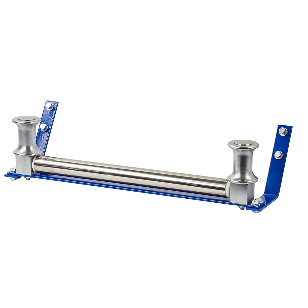 15362-18 by Coxreels | 3-Way Bottom Roller Bracket for Hand Crank & Motorized Hose Reels | 18" Drum Width | Steel