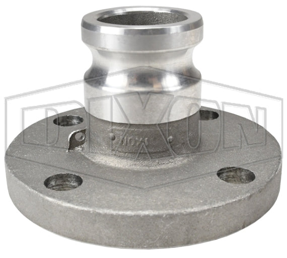 300-AL-AL by Dixon Valve | Cam & Groove Flange Adapter | 3" Adapter x 150# Flange | 5/8" Flange Thickness | Aluminum