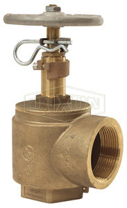AVAPRF150-I Dixon Cast Brass Global Adjustable Pressure Restricting Angle Valve - 1-1/2" Female NPT Inlet x 1-1/2" Female NPT Female NPT Outlet