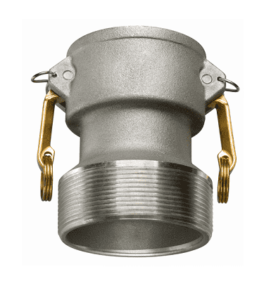 AL-B4030 by Kuriyama | Quick-Acting Special Application Coupling | Part B | 4" Reducing Coupler x 3" Male NPT | Aluminum