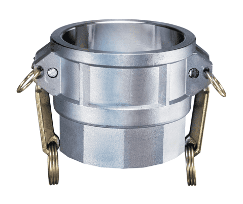 AL-D600 by Kuriyama | Quick-Acting Coupling | Part D | 6" Female Coupler x 6" Female NPT | Aluminum