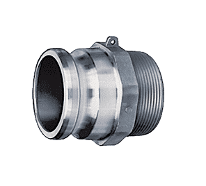AL-F125 by Kuriyama | Quick-Acting Coupling | Part F | 1-1/4" Male Adapter x 1-1/4" Male NPT | Aluminum