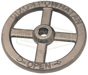AV150-W Dixon Cast Brass Angle Hose Valve - 1-1/2" Aluminum Replacement Handwheel