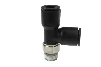 CL710504S by Coilhose | COILOCK™ Push-To-Connect Fitting | 5/16" Tube OD x 1/4" Male NPT Swivel | Tee | Plastic