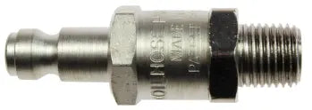 1603LF by Coilhose | FilterPlug™ | 1/4" Automotive Filtering Connector | 3/8" Male NPT Thread | Straight | Plated Steel
