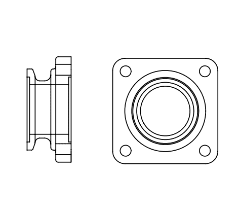 BF278 by Banjo | Replacement Part | 2" Full Port Bolted Flange