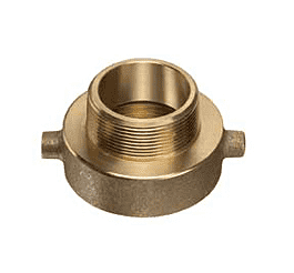 BHYA-40ST16SH by Kuriyama | Hydrant & Garden Hose | 2-1/2" Female NST x 1" Male NPSH Hydrant Adapter | Brass