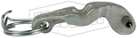 IHSC34 by Dixon Valve | Boss-Lock Cam & Groove Replacement Handle | fits 3" and 4" Coupler Size | Plated Iron