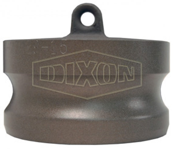 400-DP-ALH by Dixon Valve | Cam & Groove Dust Plug | Type DP | 4" Adapter End | Aluminum Hard Coat