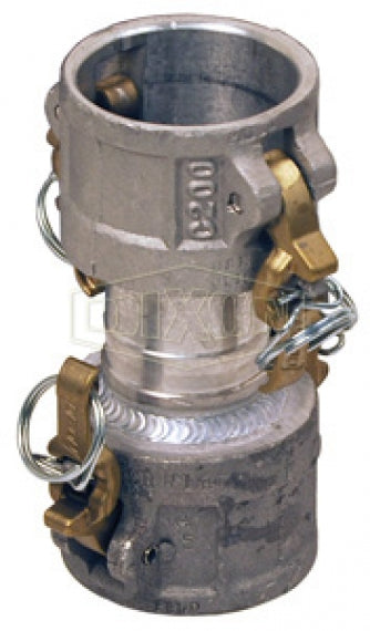 ADD300 by Dixon Valve | Boss-Lock Cam & Groove Spool Coupler | Type DD | 3" Coupler x 3" Coupler | Aluminum