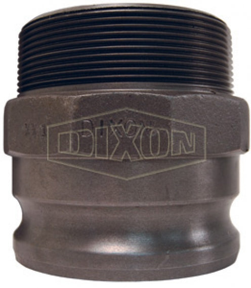 200-F-MI by Dixon Valve | Cam & Groove Adapter | Type F | 2" Adapter x 2" Male NPT | Unplated Malleable Iron