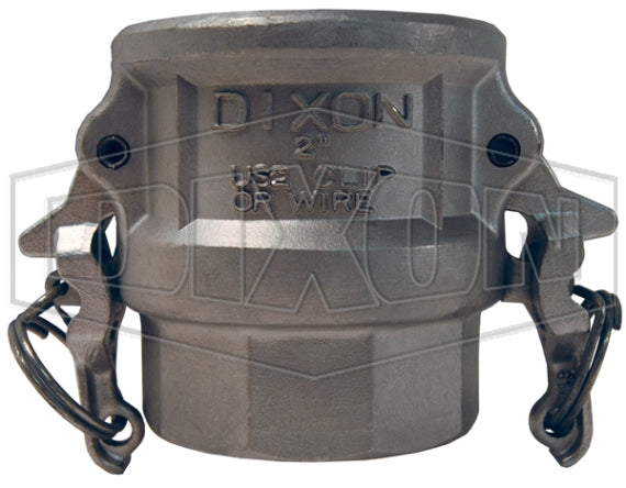 RD300BL by Dixon Valve | Boss-Lock Cam & Groove Coupler | Type D | 3" Coupler x 3" Female NPT | 316 Stainless Steel