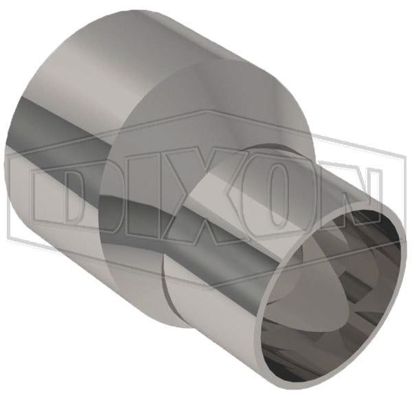 2211EBB200100F1 Dixon Valve 2" x 1" Tube OD 316L Stainless Steel BioPharm Weld x Weld Eccentric Reducer BPE2016 (PL Finish - SF1)