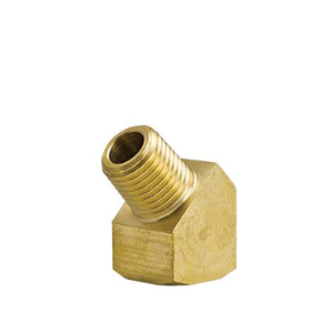 SE45-3-3 Breco by Foster | Fittings | 3/8" Male NPT Thread x 3/8" Female NPT Thread | 45° Elbow | Brass