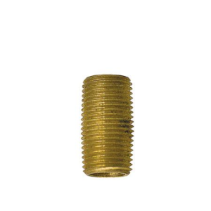 N-2 Breco by Foster | Close Nipple | 1/4" Male NPT Thread | Straight | Brass