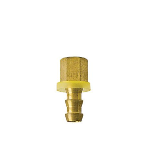 POF-2-2 Breco by Foster | Push-Lock Hose Barb | 1/4" Push-On Hose Barb x 1/4" Female NPT Thread | Straight | Brass