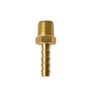 HBM-4-3 Breco by Foster | Hose Barb Fitting | 1/2" Hose Barb x 3/8" Male NPT Thread | Straight | Brass