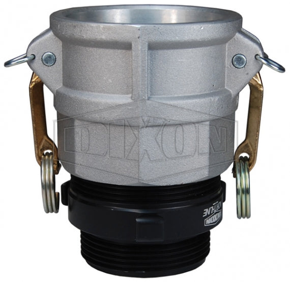 G150-B-ALNST by Dixon Valve | Cam & Groove Coupler | Type B | 1-1/2" Coupler x 1-1/2" Male NST(NH) | Aluminum