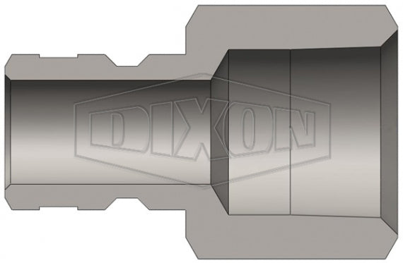 CM2F3 by Dixon Valve | Hydraulic Quick Disconnect Coupling | CM-Series | 3/8" Female NPTF x 1/4" Industrial Mold Interchange | Plug | Steel