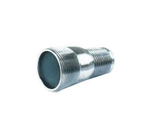 CN400P by Jason Industrial | Combination Hose Nipple | 4" Hose ID | Male NPT x Hose Shank | Plated Steel
