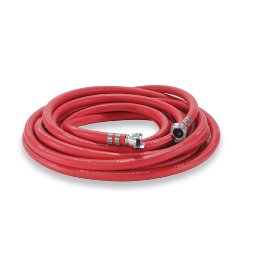 CON-16-300-50R2 by Texcel | TEX-CONTRACTORS Series | Banded Contractor’s Assembly | 1" Hose ID | 300 PSI | Red | 50ft Length