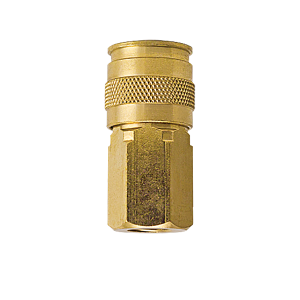B-2UF2-B Breco by Foster | U Series | Quick Disconnect | 1/4" Universal Coupler x 1/4" Female NPT Thread | Straight | Brass