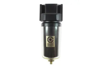 27F4-DSX by Coilhose | 27 Modular Series Filter | Auto Drain | Metal Bowl with Sight Glass | 5 Micron Element | 1/2" Pipe Size | Die Cast Aluminum