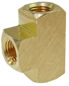 T002 by Coilhose | Pipe Fitting | 1/8" Female NPT Thread | Tee | Brass