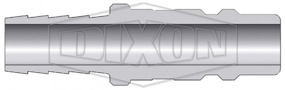 D4S6 by Dixon Valve | Pneumatic Quick Disconnect Coupling | DF-Series | Hose Barb | 3/4" Hose ID x 1/2" Industrial Interchange | Plug | Steel