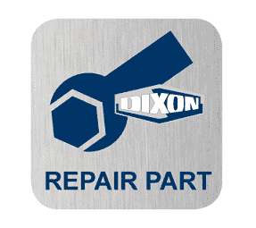 B5115-RKS300 Dixon Valve 3" Sanitary Silicone Replacement Seat for 304 Stainless Steel Butterfly Valves with Trigger Handles