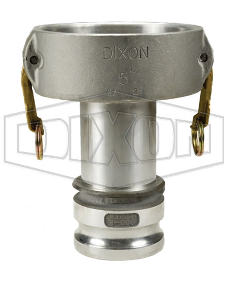 1015-DA-AL by Dixon Valve | Cam & Groove Reducer (Jump Size) Coupling | Type DA | 1" Coupler x 1-1/2" Adapter | Aluminum