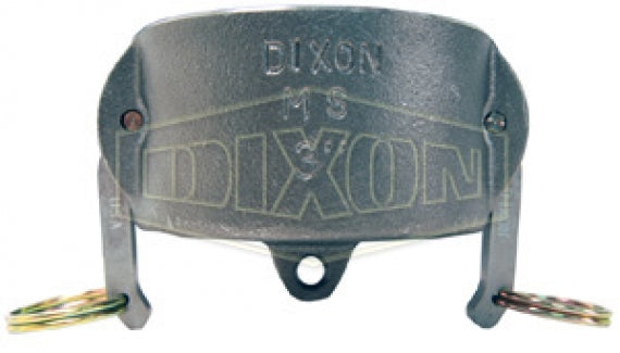 300-DC-MI by Dixon Valve | Cam & Groove Dust Cap | Type DC | 3" Coupler End | Unplated Malleable Iron