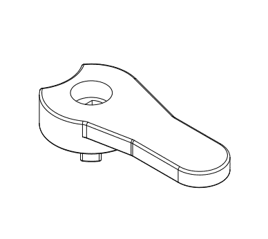 DM20153FS by Banjo | Replacement Part | 2" Short Female Dry-Mate Handle