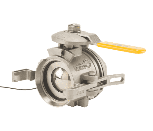 DM220DBSST by Banjo | Dry-Mate® Dry Disconnects | 2" Full Port Female BSP Threads (BSPP) x Female Dry-Mate | PTFE Ball Seats | 300°F | 300 PSI | 316 Stainless Steel