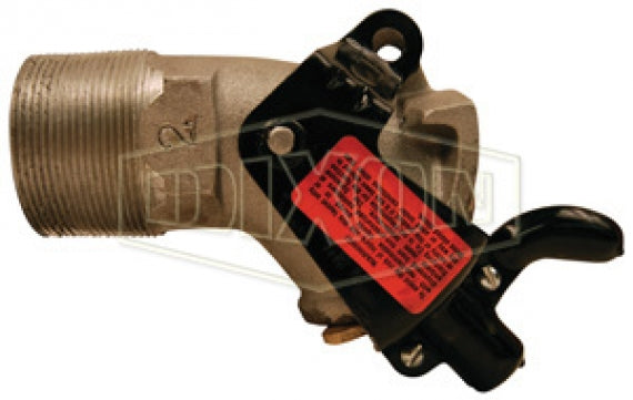 D75AL by Dixon Valve | Drum Gate Valve | 2" Male NPT | Aluminum