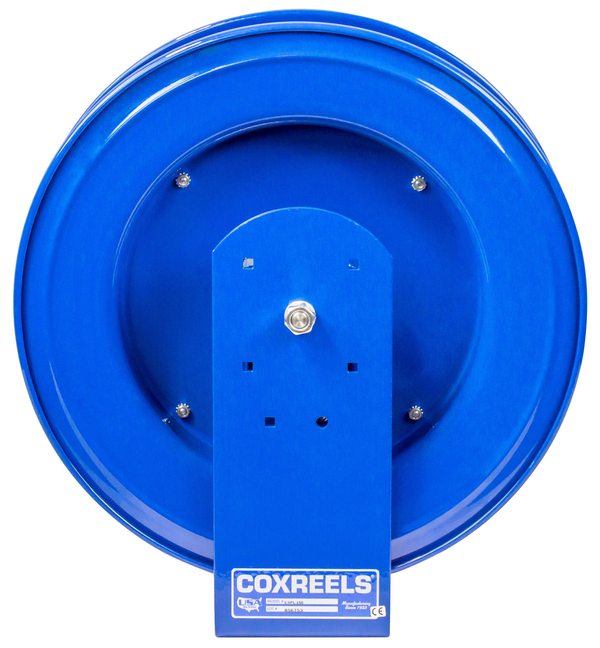 E-HPL-150 by Coxreels | E Series | 5,000 PSI Spring Driven Hose Reel for Grease | 1/4" Hose ID, 1/4" FNPT Inlet | Steel | 50ft Capacity, Hose Not Included
