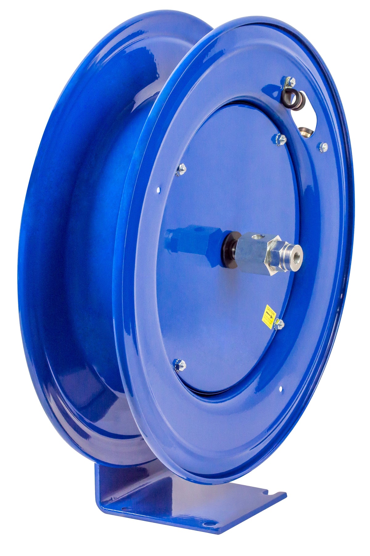 E-HPL-130 by Coxreels | E Series | 5,000 PSI Spring Driven Hose Reel for Grease | 1/4" Hose ID, 1/4" FNPT Inlet | Steel | 30ft Capacity, Hose Not Included
