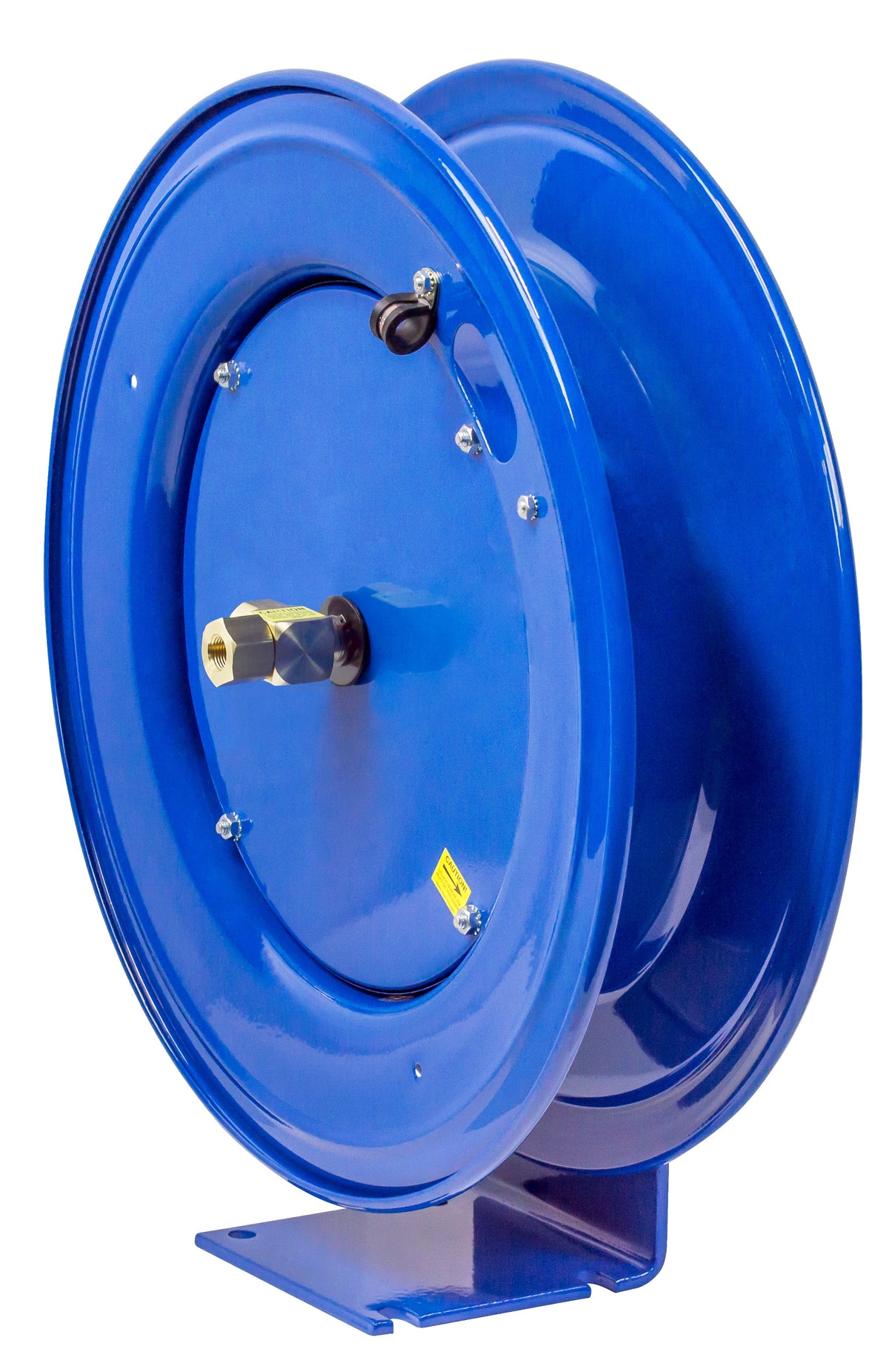 E-LPL-450 by Coxreels | E Series | 300 PSI Spring Driven Hose Reel for Air & Water | 1/2" Hose ID, 1/2" FNPT Inlet | Steel | 50ft Capacity, Hose Not Included
