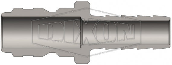 E8S8 by Dixon Valve | Hydraulic Quick Disconnect Coupling | E-Series | Hose Barb | 1" Hose ID x 1" Straight-Through Interchange | Plug | Steel
