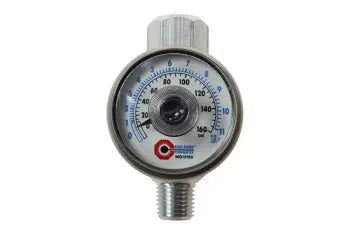4012G by Coilhose | 1/4" In-Line Flow Regulator with Gauge | 150 PSI | Aluminum