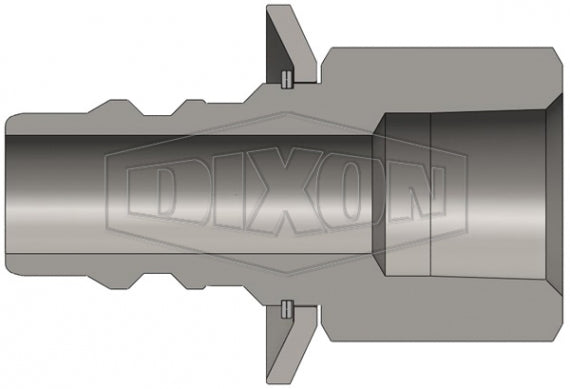 EA4F4 by Dixon Valve | Hydraulic Quick Disconnect Coupling | EA-Series | 1/2" Female NPTF x 1/2" Water-Blast Interchange | Plug | Steel